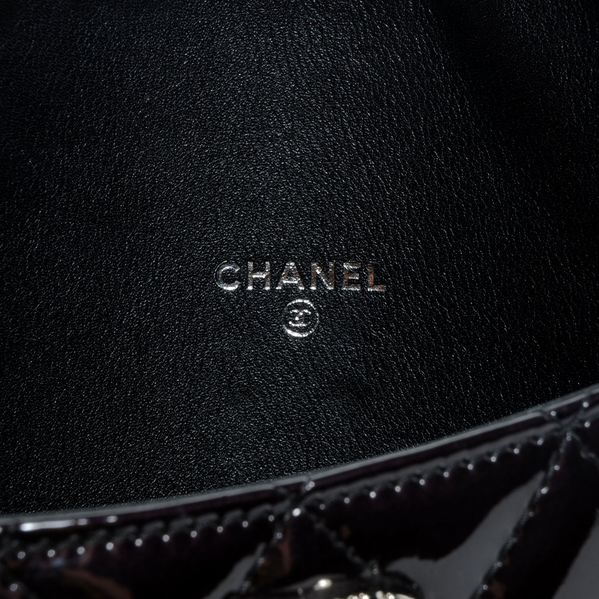 Chanel Patent Brilliant iPad Case Black 6 of 8