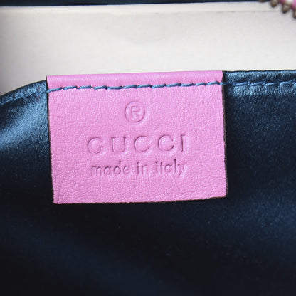 Gucci Velvet Matelasse Marquise Crystals GG Marmont Belt Bag Malva 6 of 10