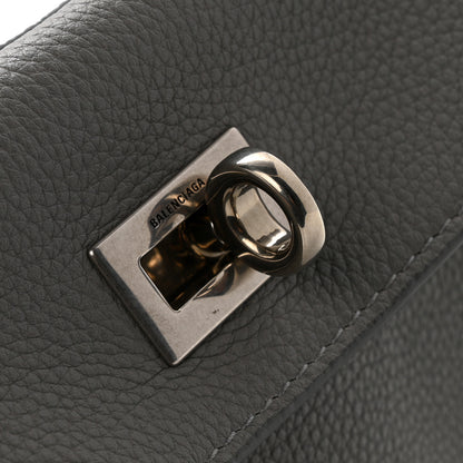 Balenciaga Grained Calfskin Small Rodeo Top Handle Handbag Grey 11 of 12