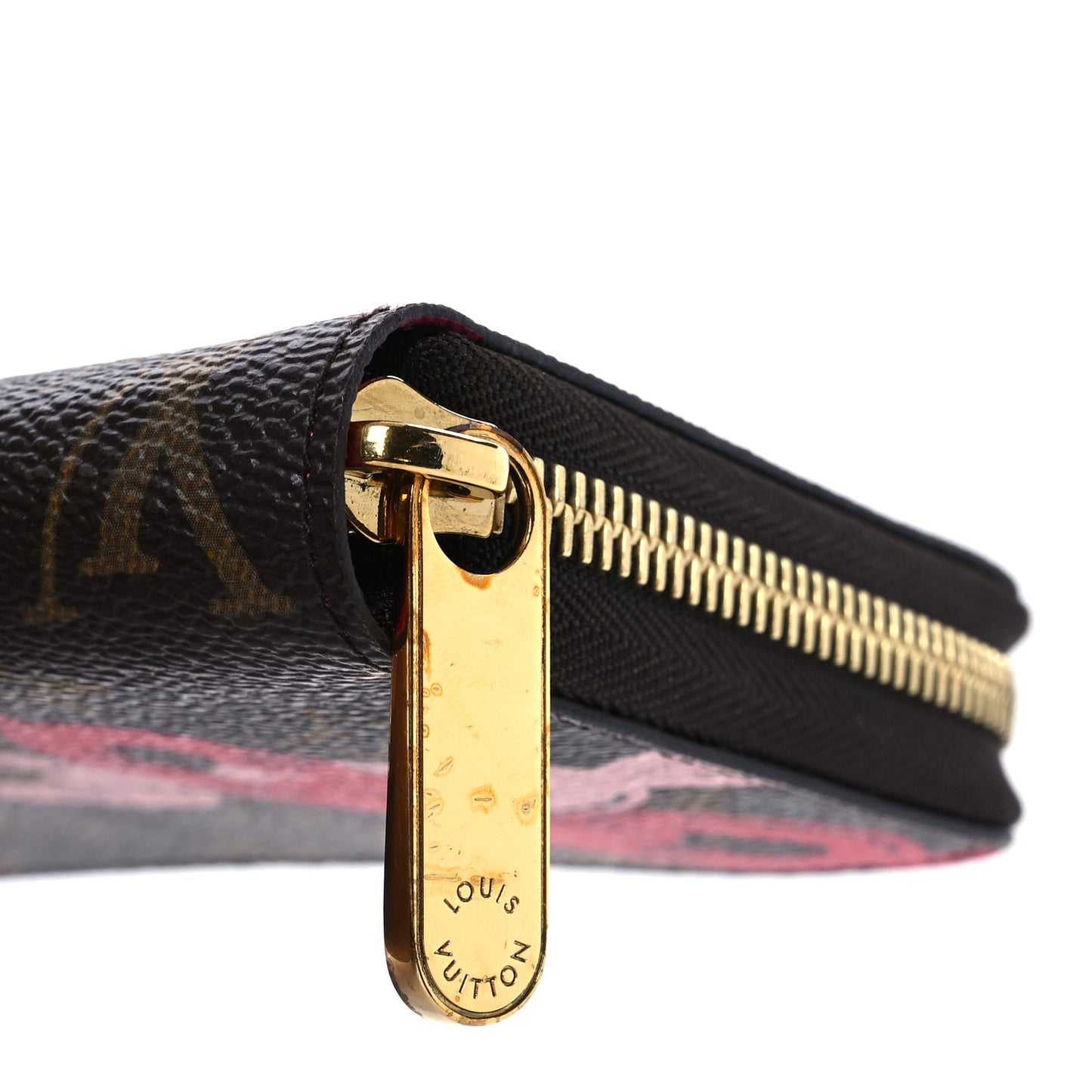 Monogram Bay Zippy Wallet Rose Ballerine Poppy