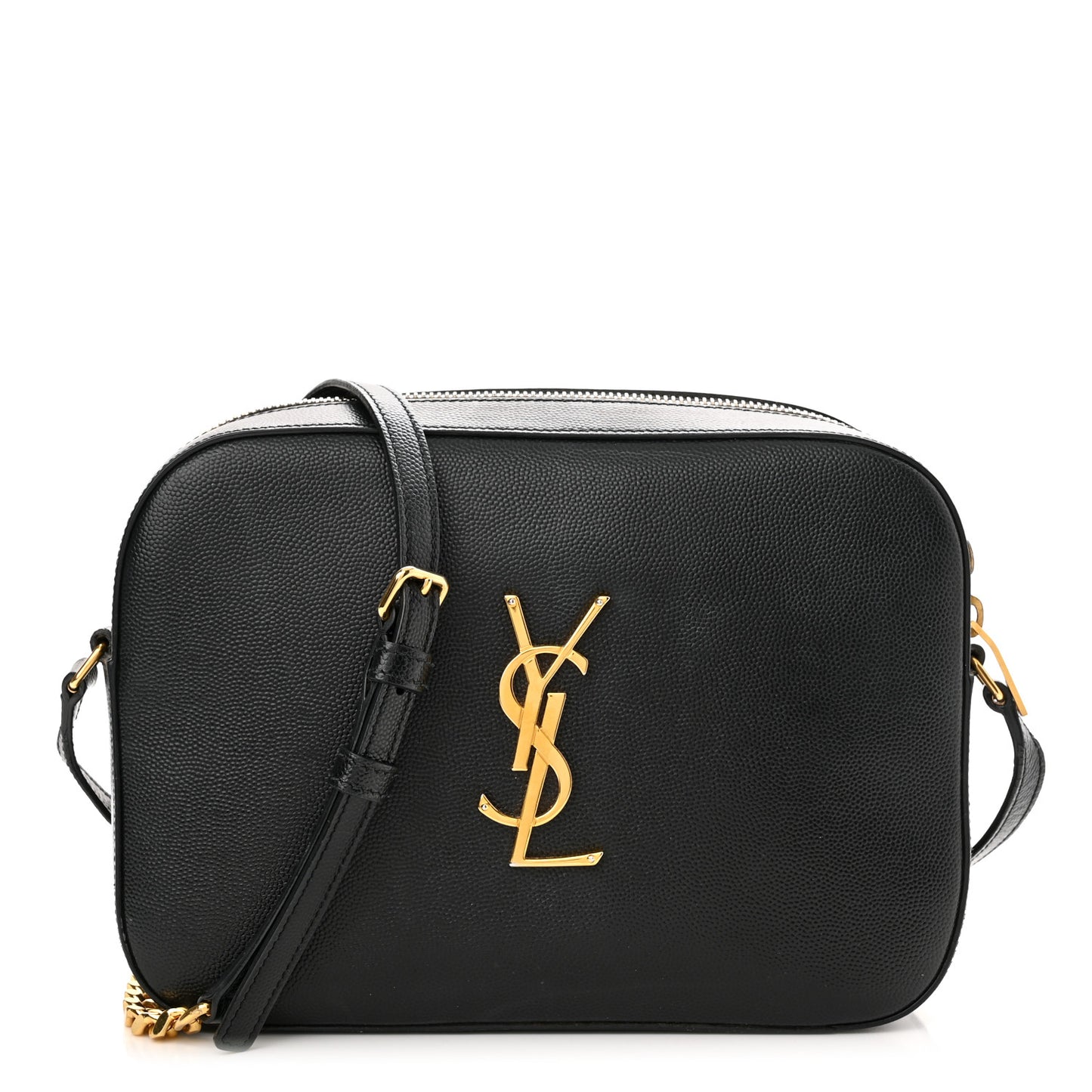 Grain De Poudre Medium Classic Monogram Camera Bag Black