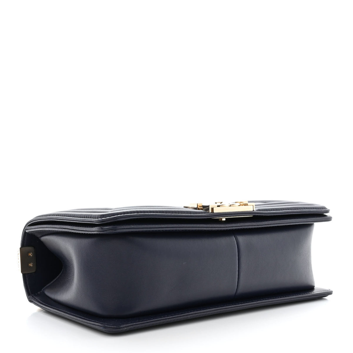 Chanel Lambskin Quilted Medium Boy Flap Navy 4 of 11
