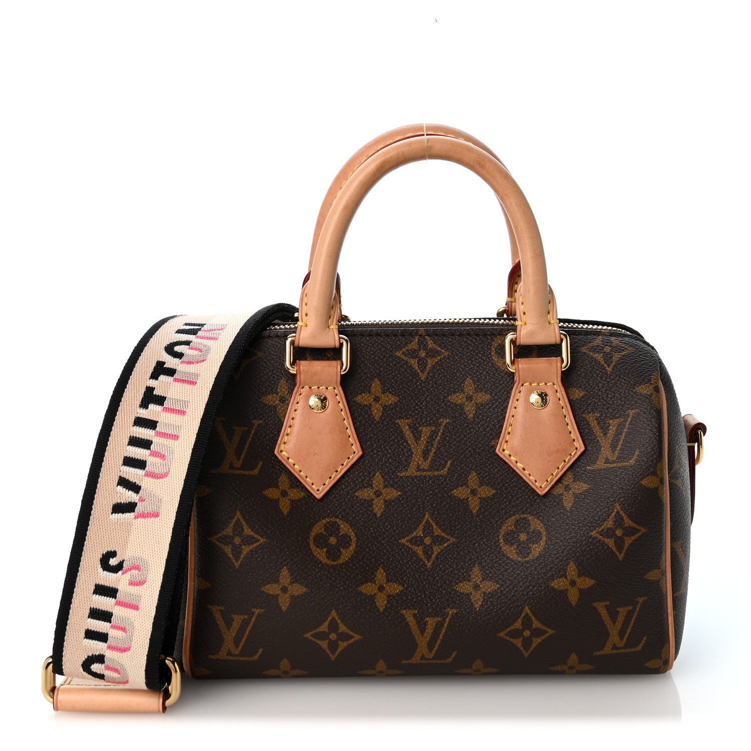Louis Vuitton Monogram Speedy Bandouliere 20 Black 1 of 12