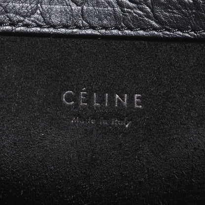 Celine Crocodile Embossed Small Phantom Luggage Black 6 of 7