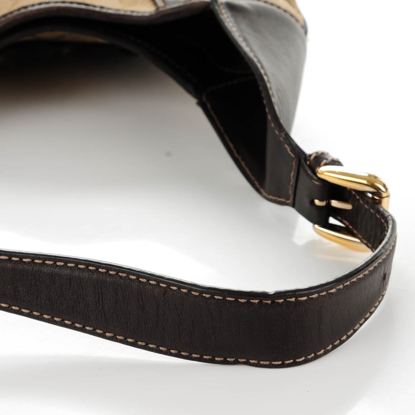 Monogram Large Horsebit 85th Anniversary Hobo Dark Brown