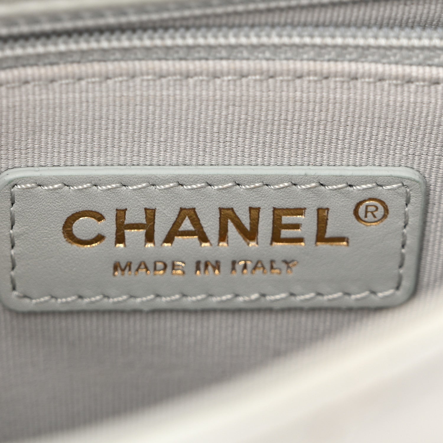 Chanel Lambskin Quilted Mini CC You Flap Light Grey 6 of 14