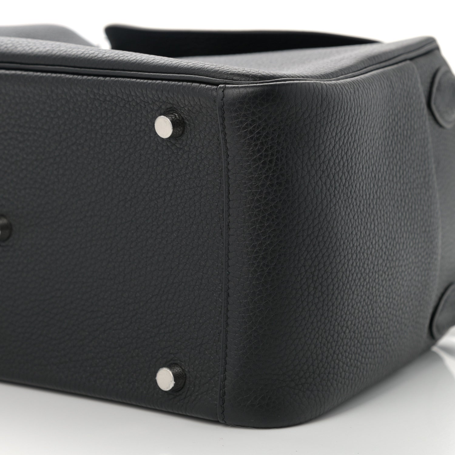 Hermes Taurillon Clemence Lindy 30 Black 10 of 12