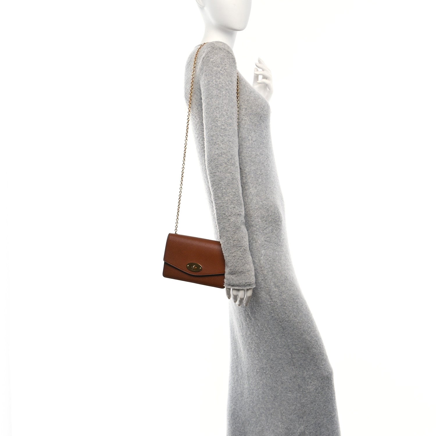 Mulberry Small Classic Grain Calfskin Small Darley Oak 2 of 9