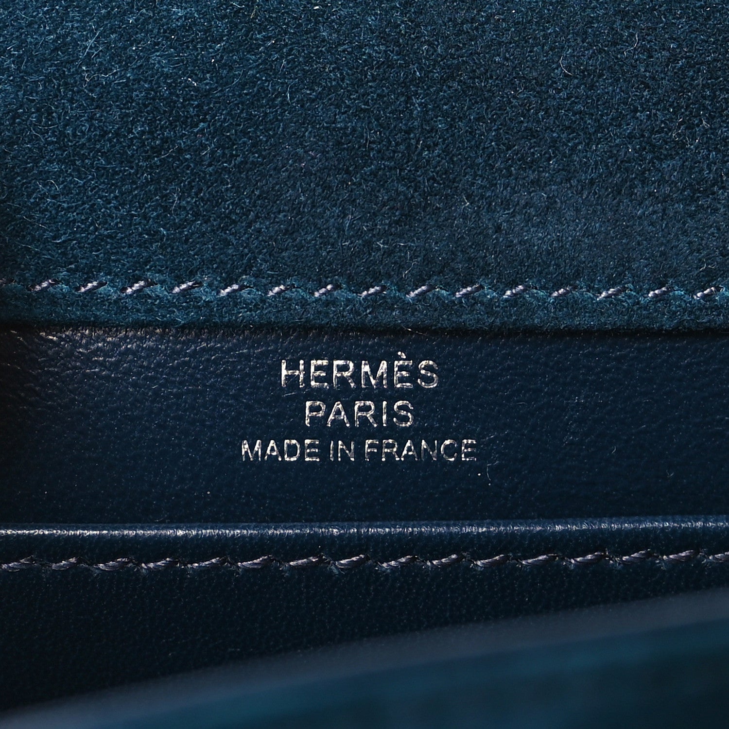 Hermes Veau Doblis Mini Verrou Chaine Bag Bleu Ocean 6 of 10