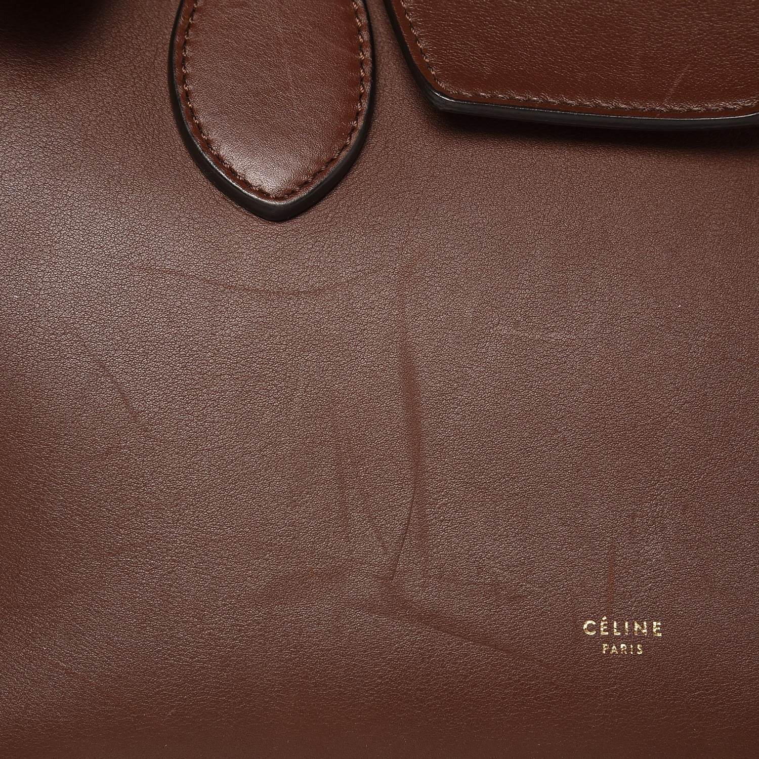 Celine Natural Calfskin Small Tie Knot Tote Acajou 16 of 20