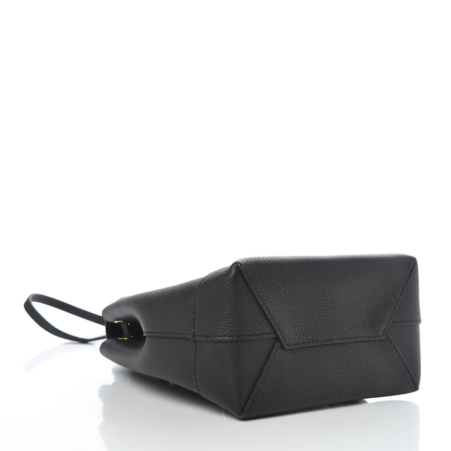 Calfskin Lockme Mini Backpack Black