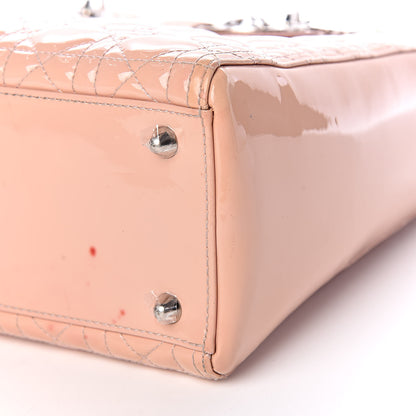 Christian Dior Patent Cannage Large Lady Dior Light Pink 12 of 13