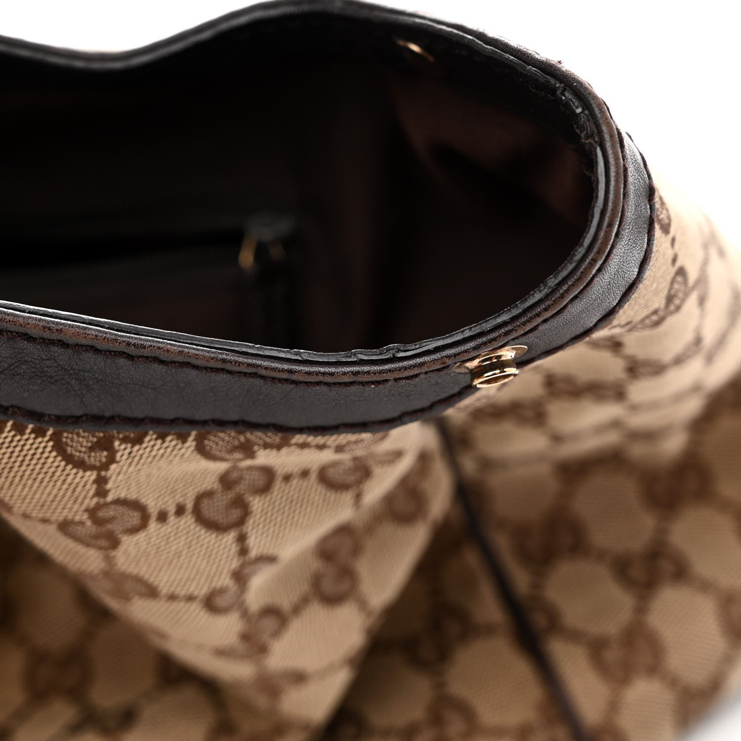 Gucci Monogram Medium Sukey Tote Dark Brown 11 of 15