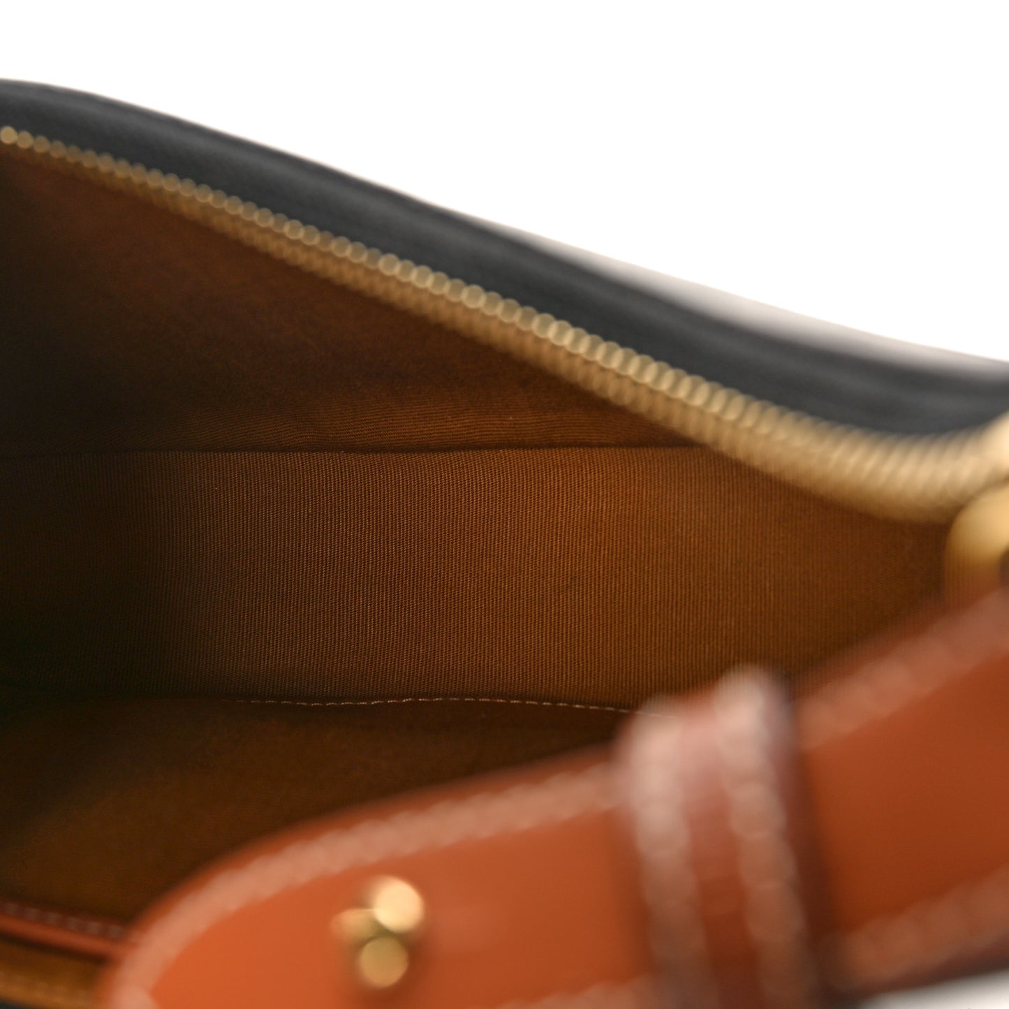 Triomphe Canvas Calfskin Ava Shoulder Bag Tan