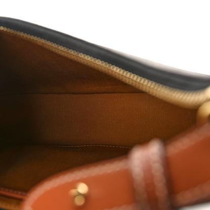 Celine Triomphe Canvas Calfskin Ava Shoulder Bag Tan 5 of 9