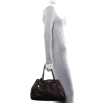 Gucci Guccissima Medium Princy Tote Dark Brown 2 of 11