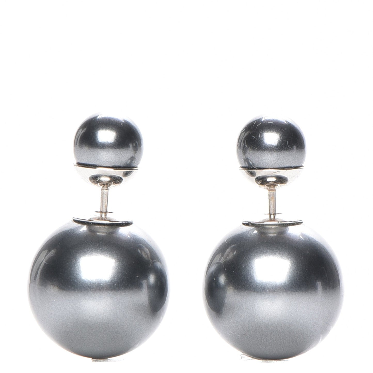 Mise En Dior Tribal Earrings Grey