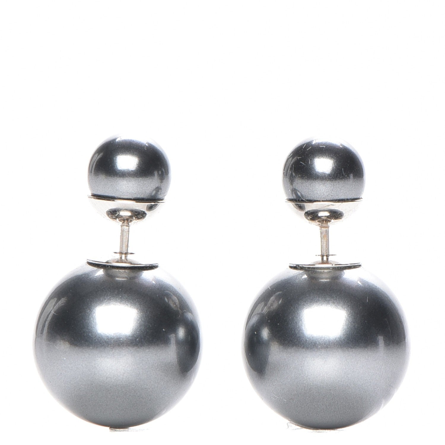 Christian Dior Mise En Dior Tribal Earrings Grey 1 of 5