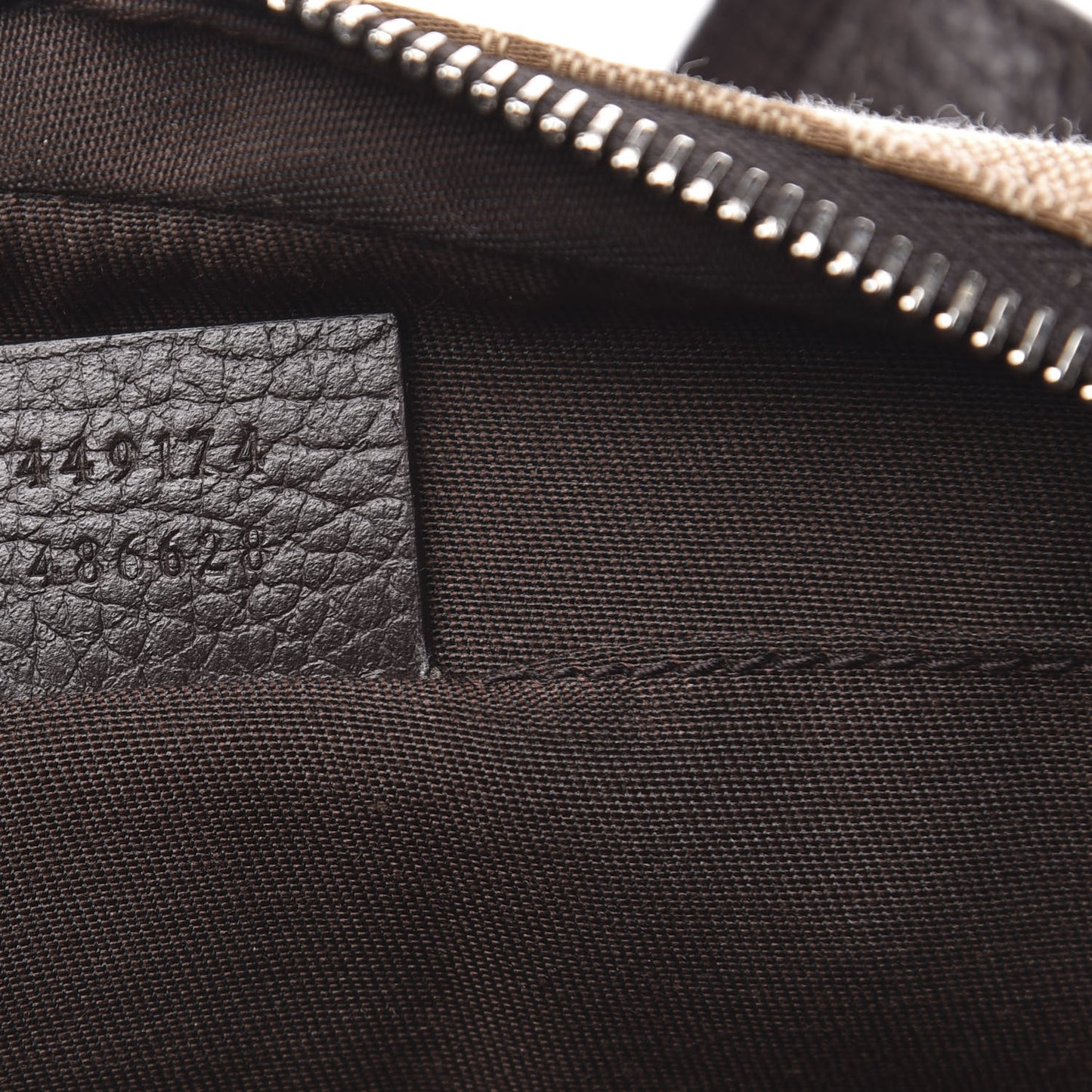 Monogram Belt Bag Dark Brown