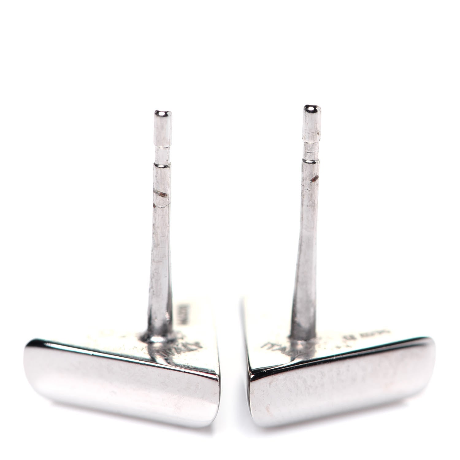 Louis Vuitton Essential V Stud Earrings Silver 4 of 6