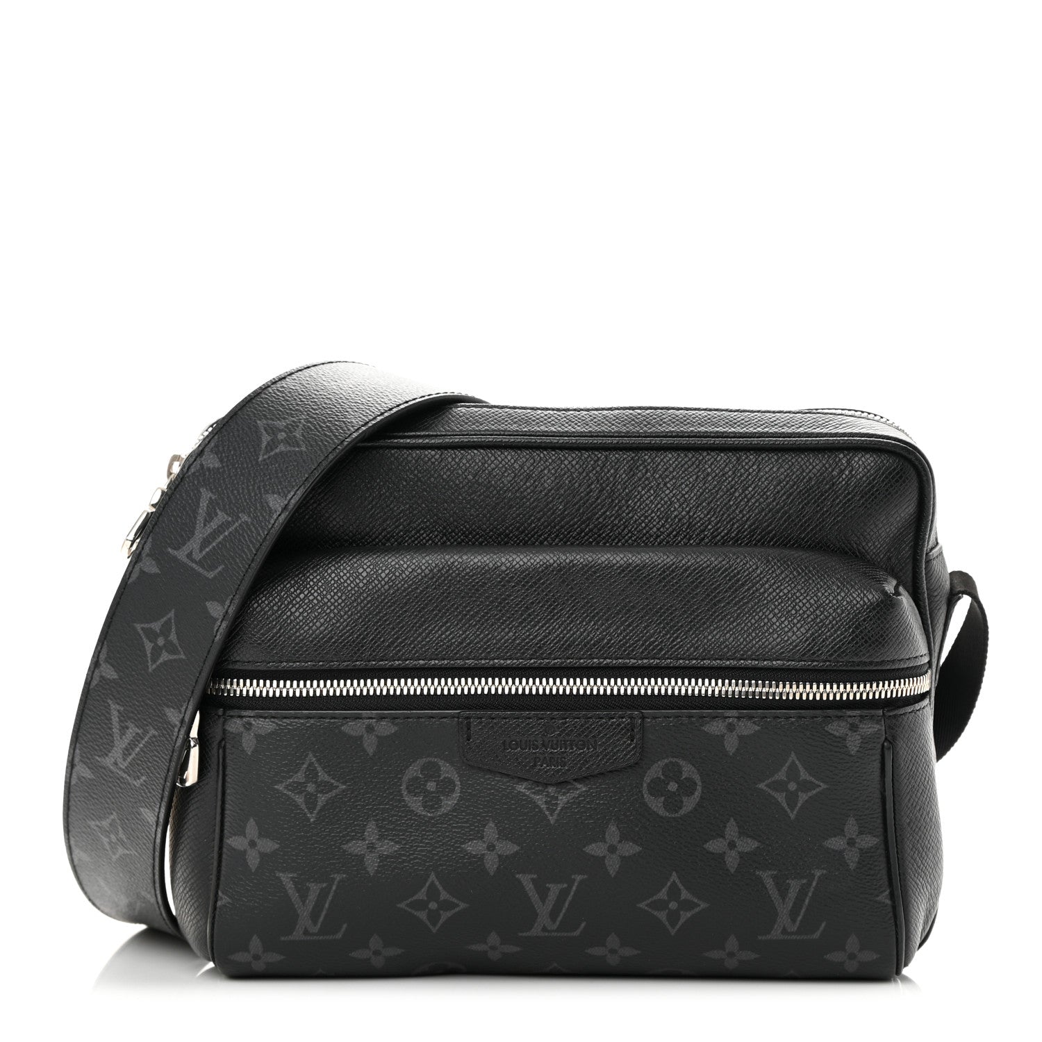 Louis Vuitton Taiga Monogram Eclipse Outdoor Messenger Black 1 of 11
