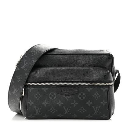 Louis Vuitton Taiga Monogram Eclipse Outdoor Messenger Black 1 of 11