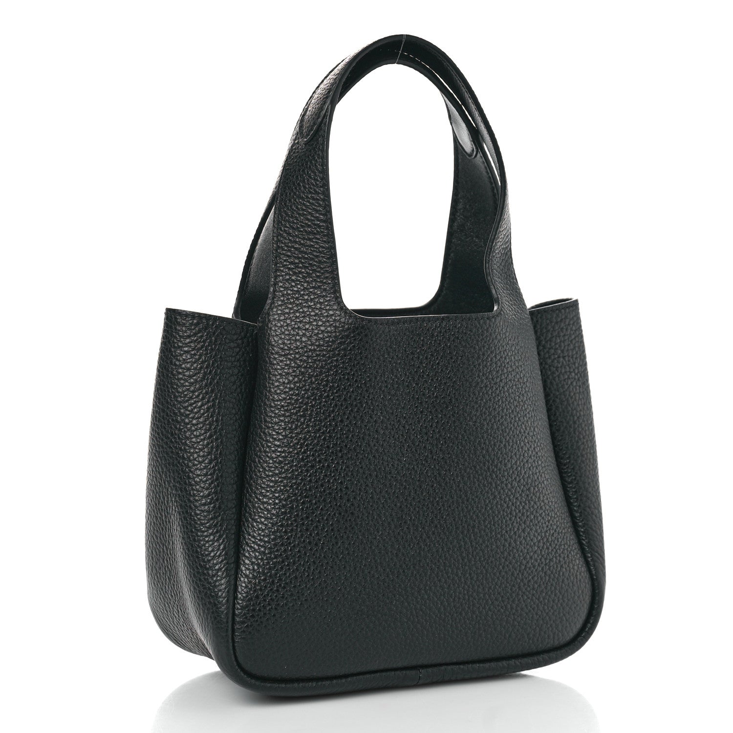 Prada Vitello Daino Soft Mini Dynamique Tote Black 3 of 7