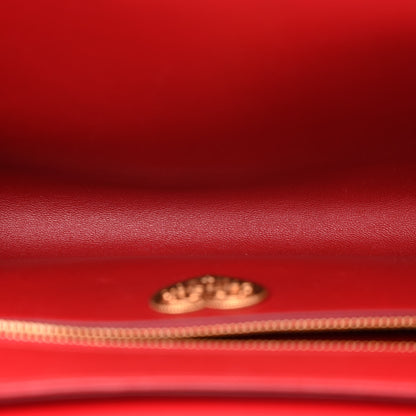 Dolce & Gabbana Calfskin Large Devotion Crossbody Bag Red 5 of 15