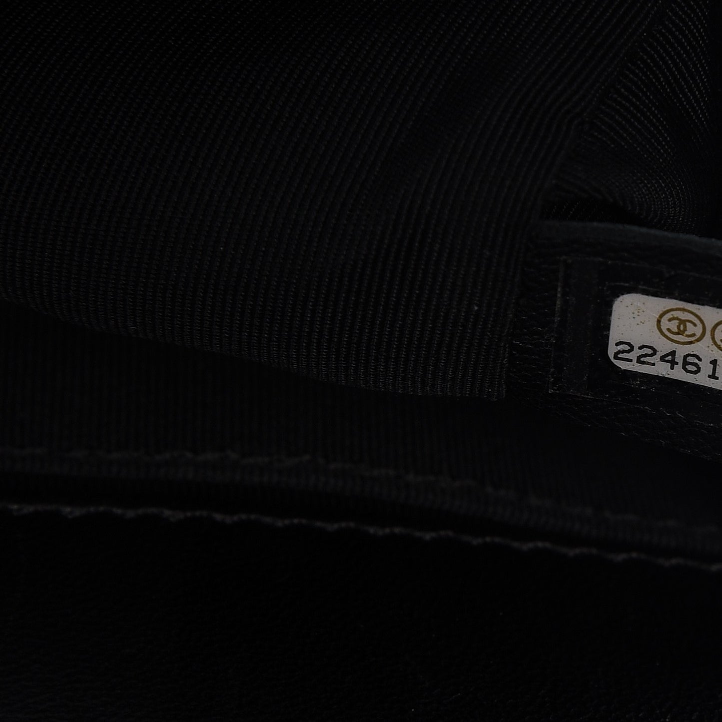 Lambskin Quilted Medium Boy Flap Black