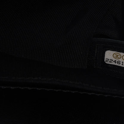 Chanel Lambskin Quilted Medium Boy Flap Black 7 of 12