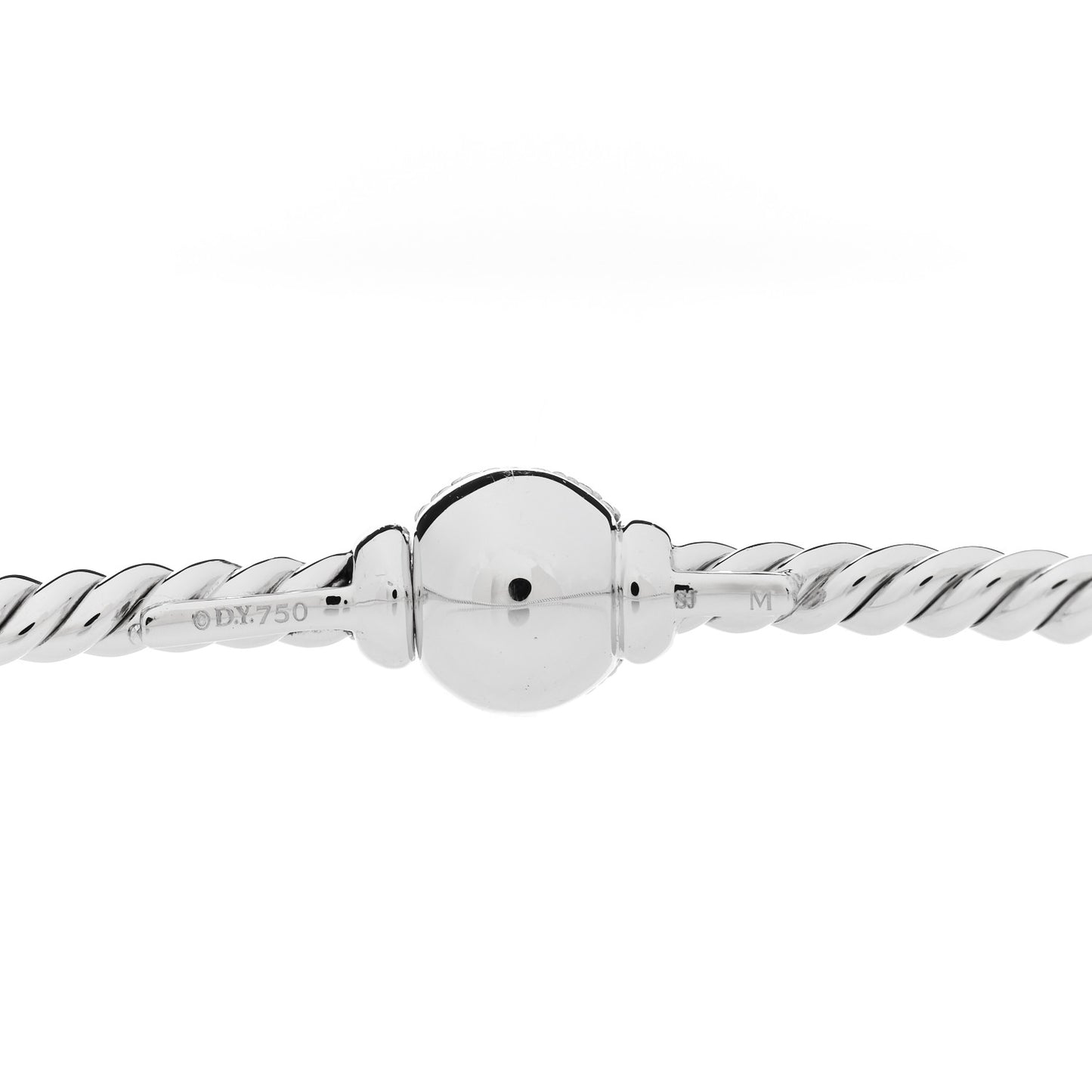 18K White Gold Diamond 2.6mm Solari Center Station Bracelet