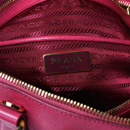 Prada Saffiano Lux Medium Promenade Tote Peonia 6 of 14