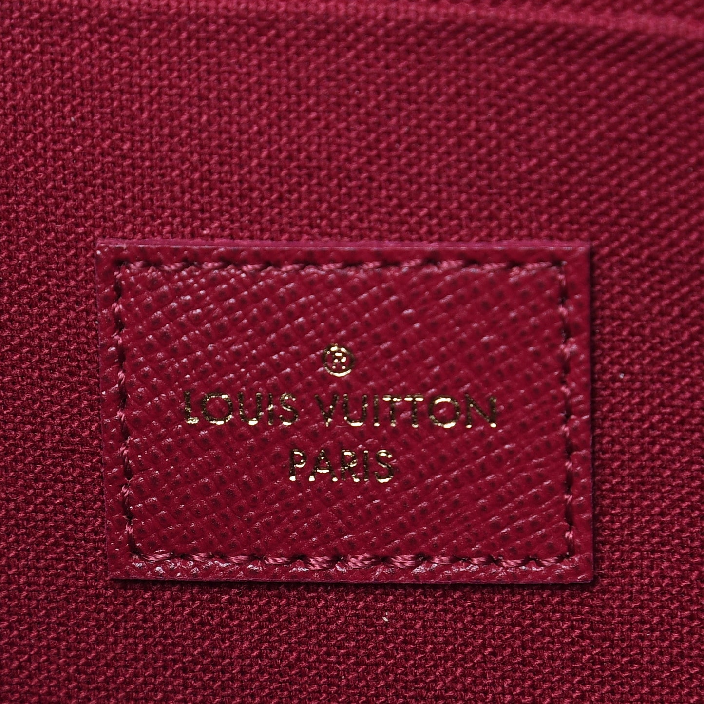 Monogram Pochette Felicie Chain Wallet Fuchsia