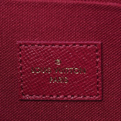 Louis Vuitton Monogram Pochette Felicie Chain Wallet Fuchsia 10 of 13