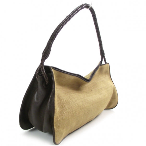 Bottega Veneta Canvas Shoulder Bag 3 of 10
