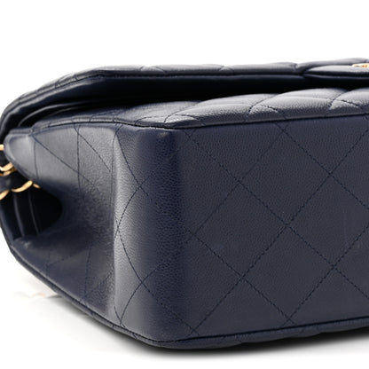 Chanel Caviar Quilted Jumbo Double Flap Dark Navy 9 of 11