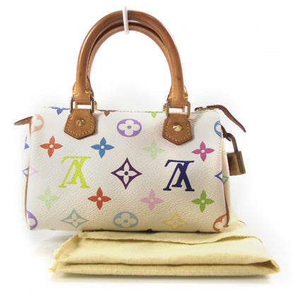 Louis Vuitton Monogram Multicolor Mini Sac HL Speedy White 2 of 9