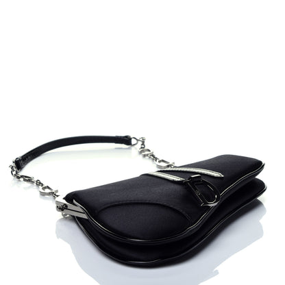 Christian Dior Satin Mini Saddle Black 4 of 9