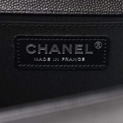 Chanel Caviar Quilted Medium Boy Flap Black 5 of 9