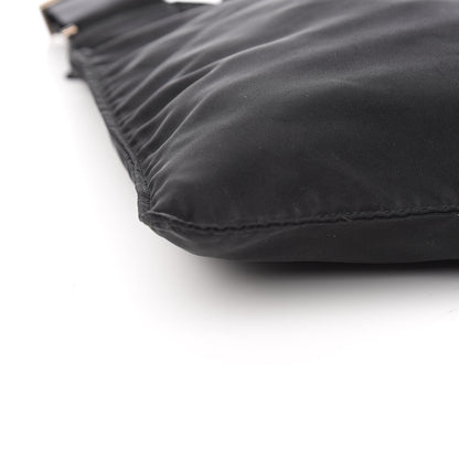Prada Tessuto Nylon Small Flat Messenger Bag Black 8 of 10