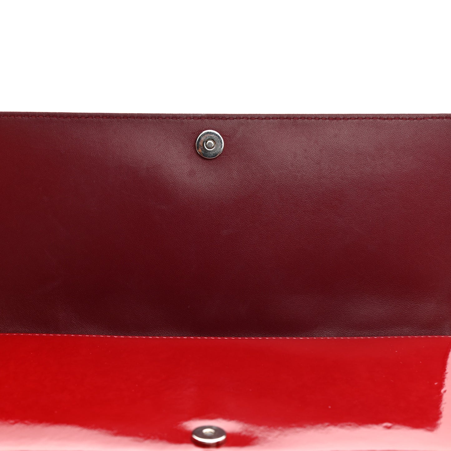 Patent Cannage Rendezvous Chain Wallet Red