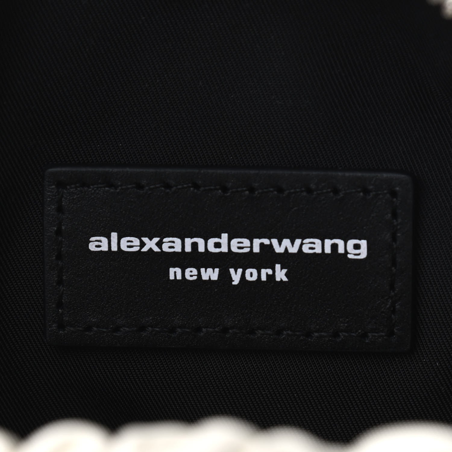 Alexander Wang Lambskin Mini Scrunchie Bag White 6 of 9