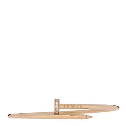 Cartier 18K Yellow Gold Diamond Small Juste Un Clou Bracelet 15 1 of 3