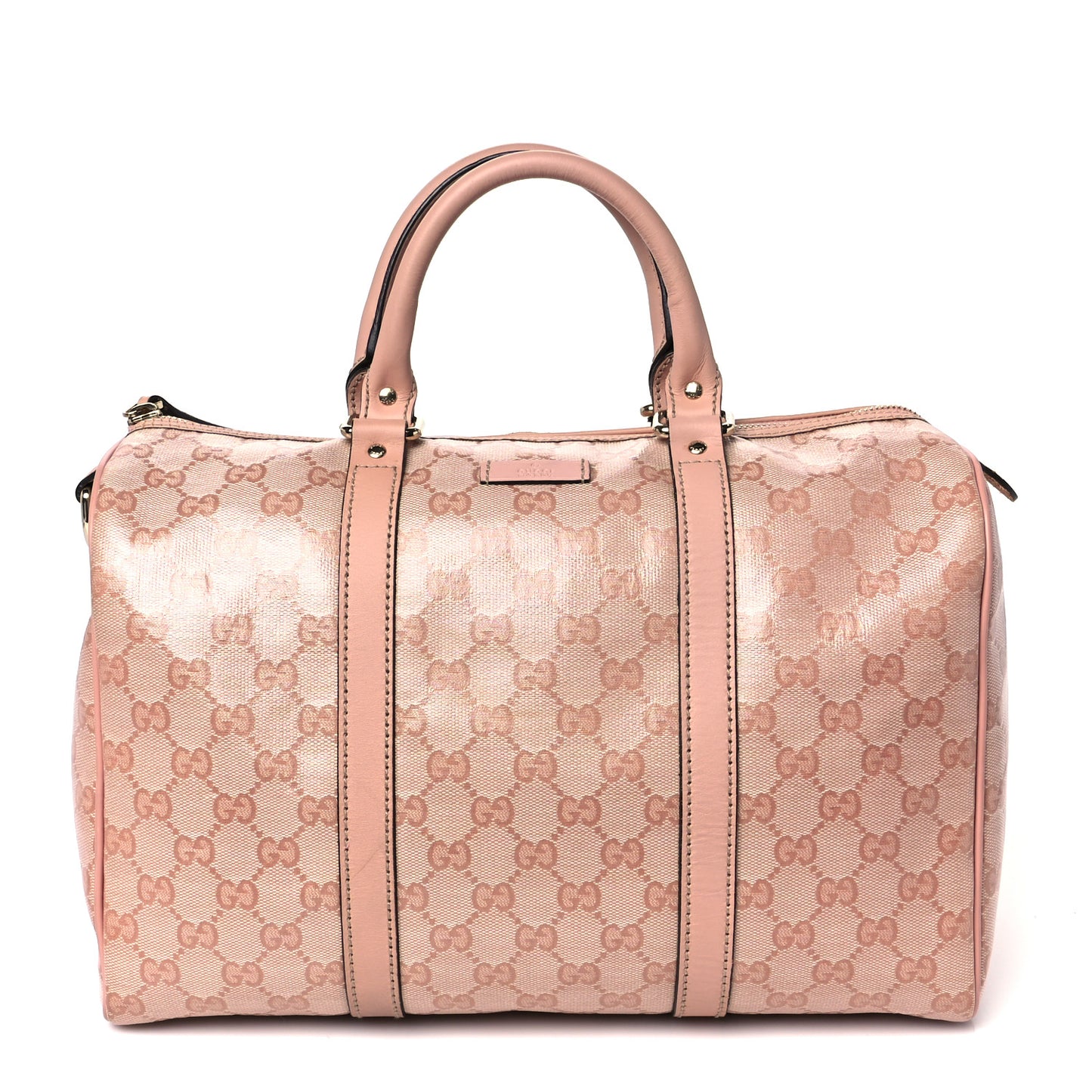 Crystal Monogram Joy Medium Boston Pink