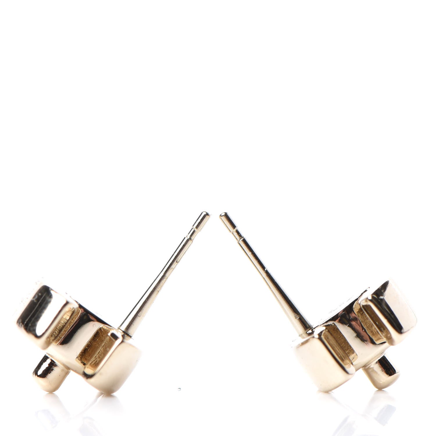Chanel Metal CC Turnlock Earrings Gold 3 of 5