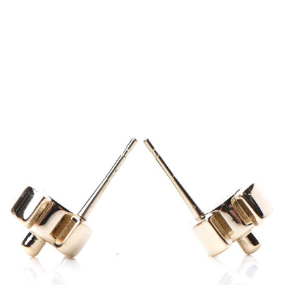 Chanel Metal CC Turnlock Earrings Gold 3 of 5