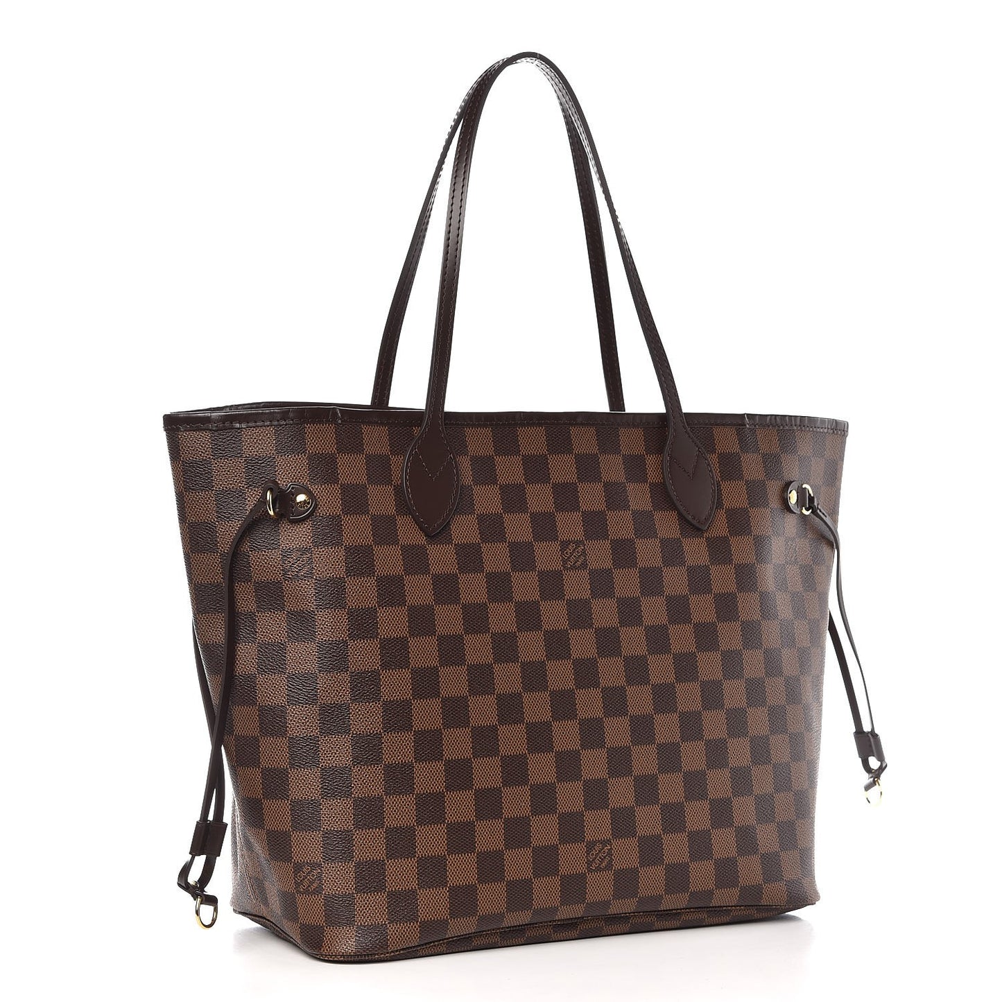 Damier Ebene Neo Neverfull MM Rose Ballerine