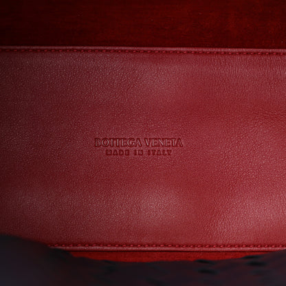 Bottega Veneta Silky Calfskin Medium Andiamo Shoulder Bag Rosewood Space 6 of 9