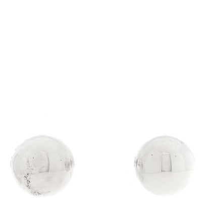 Tiffany Sterling Silver 10mm HardWear Ball Earrings 1 of 5
