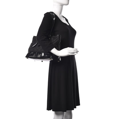 Burberry Nylon Quilted Tote Black 2 of 16